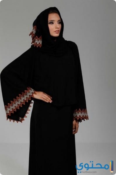 صور موديلات عبايات خليجية حديثة