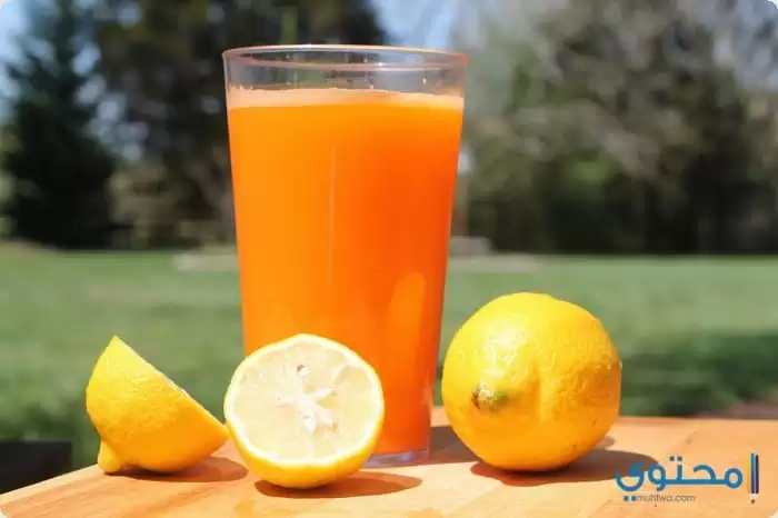 عصير برتقال بالليمون