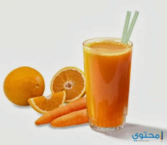 عصير الجزر والبرتقال