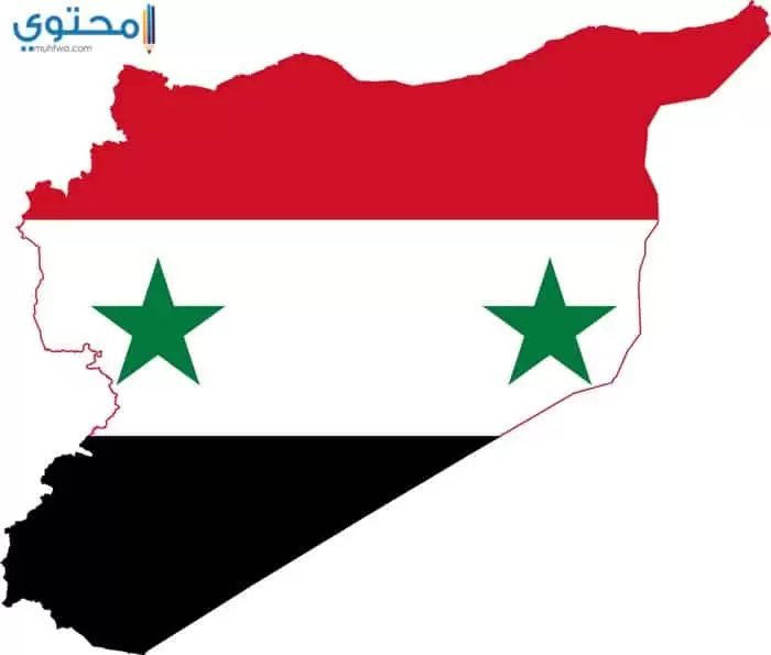علم سوريا للفيس بوك وتويتر 