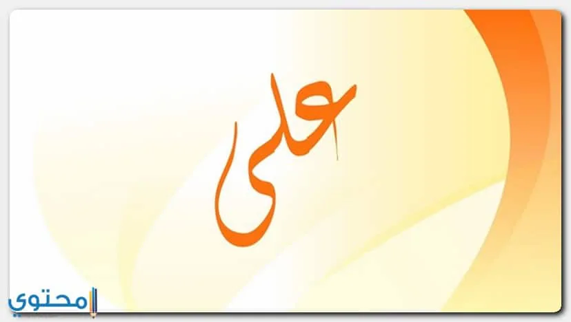 معنى اسم علي