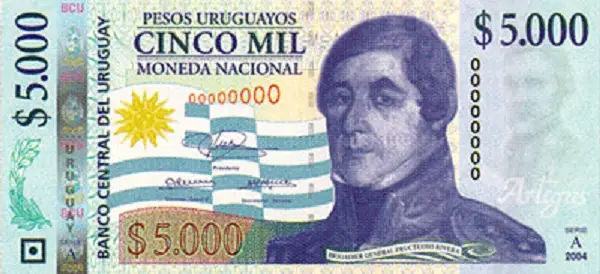 فئة خمسة آلاف بيزو أوروجواي