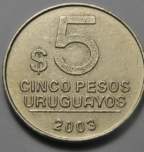 فئة خمسة بيزو أوروجواي