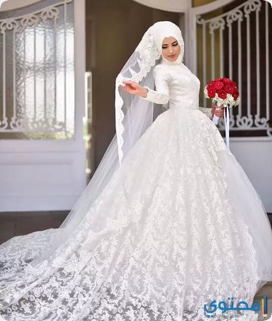 فساتين زفاف للمحجبات 2023
