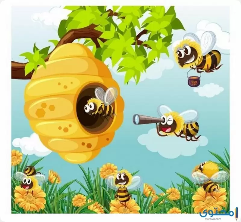 قصة خلية النحل2