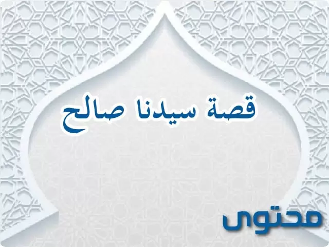 قصة سيدنا صالح في القران