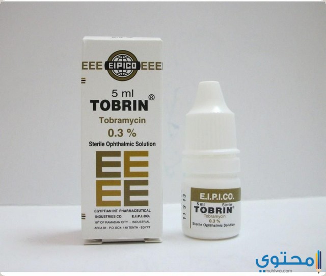 قطرة توبرين لعلاج العدوي البكتيرية التي تصيب العين Tobrin