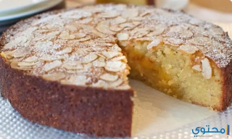 Sinaasappelcake met amandelen
