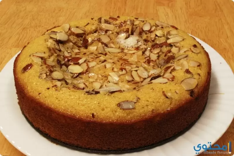 Sinaasappelcake met amandelen