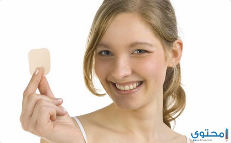 طريقة لصقات منع الحمل