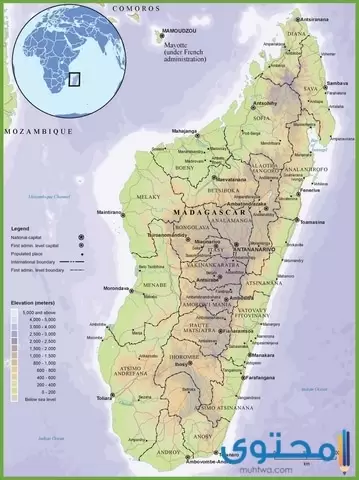 عدد وأسماء أقاليم جمهورية مدغشقر