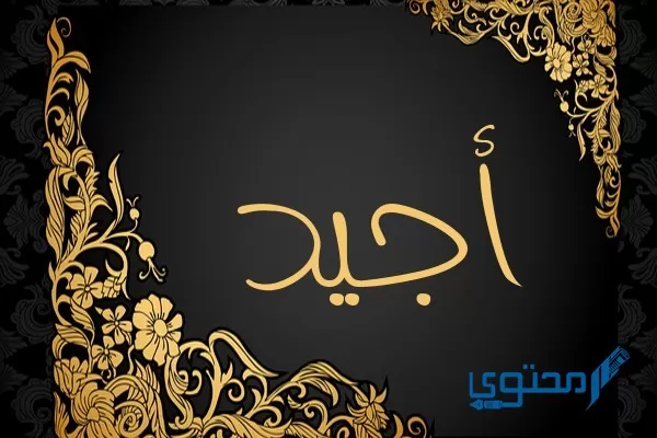 معنى اسم أجيد وصفات حامل اسم (Ajiyad)