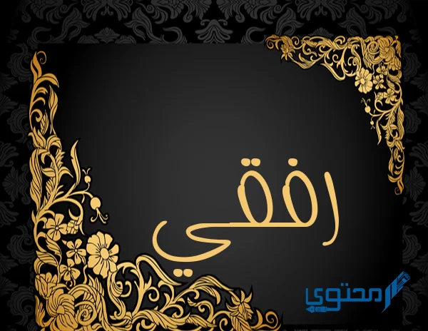 معنى اسم رفقي Refqy