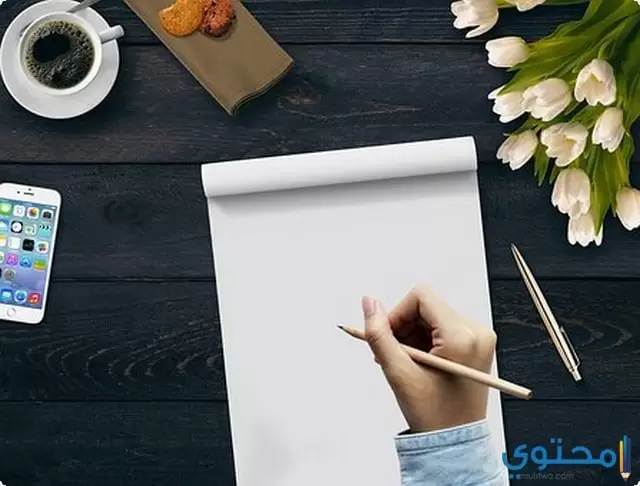 كتابة موضوع تعبير بدقة