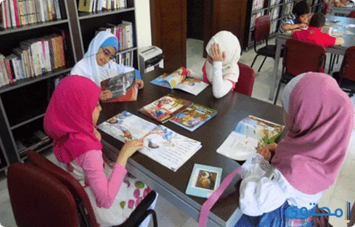 موضوع تعبير عن أداب ألمكتبه4