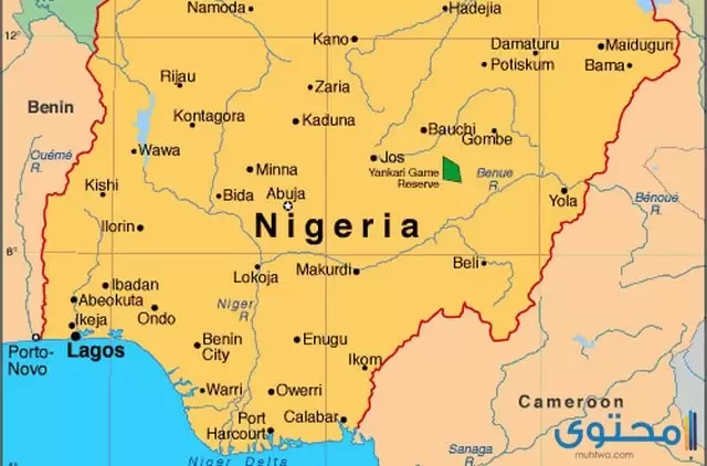 أسماء ولايات جمهورية نيجيريا